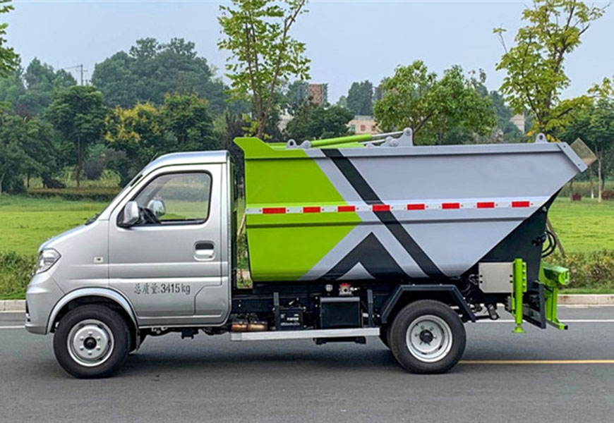 東風(fēng)小康后裝高位掛桶無泄漏垃圾車(3方)圖片