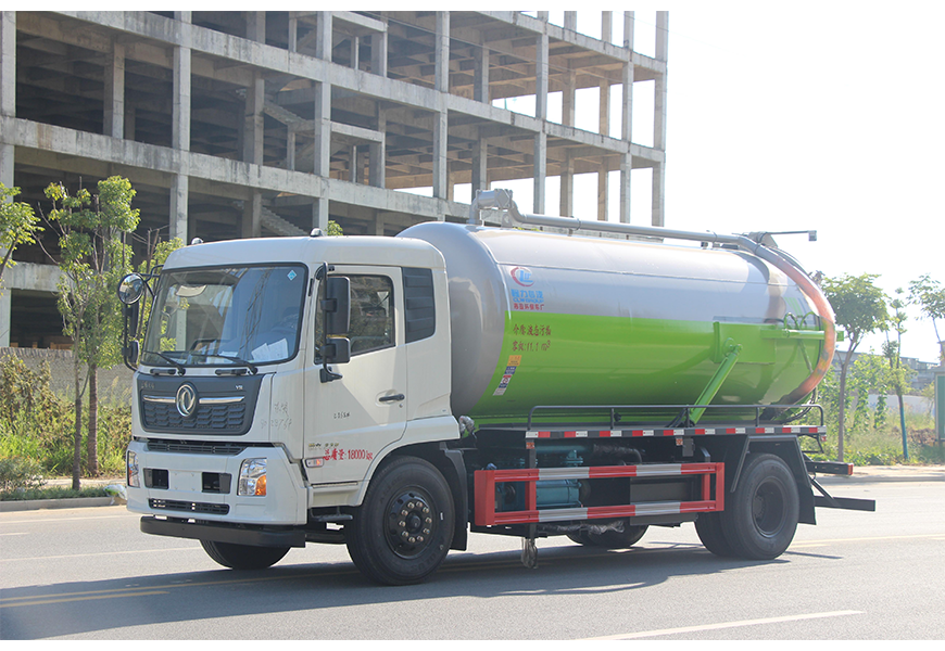 國六東風(fēng)天錦單橋13.5立方吸污車